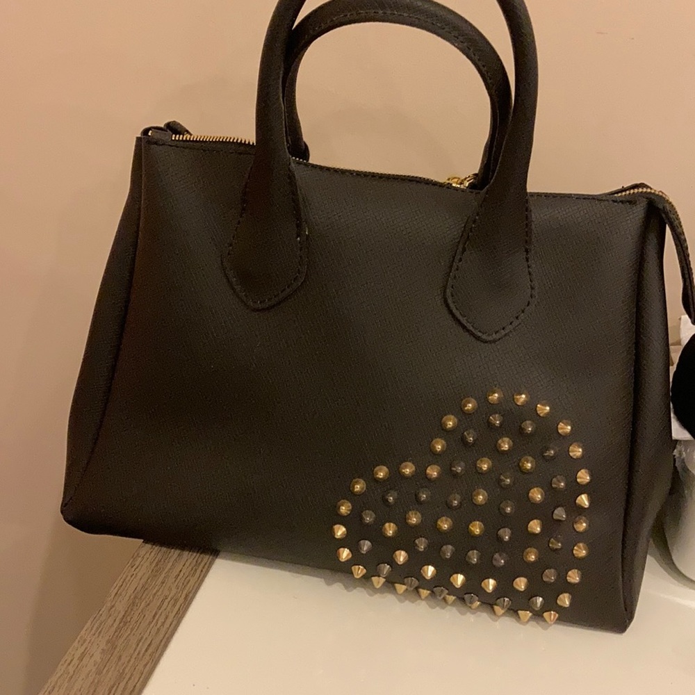 Gum tote bag with stud detail